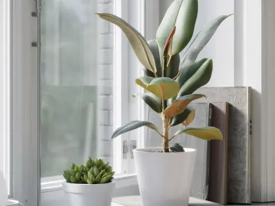  Rubber Plant Model 