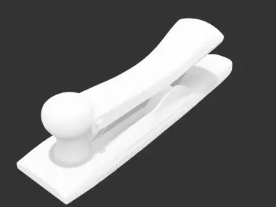 Woodworking Hand Plane Tool for 3D print Low-poly 3D model