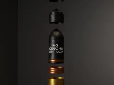 Tank shells 3D model