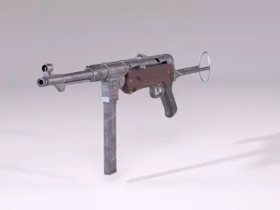 MP 40 Low-poly 3D model