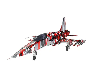 F-5E Tiger III 3  3D model
