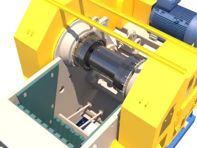 crusher chancador quijadas c160 3D model