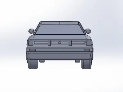Custom 2000s model car 3D print model purchase