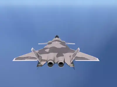 J-20 aircraft model 3D model