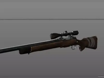 Sniper 1914 Free 3D model