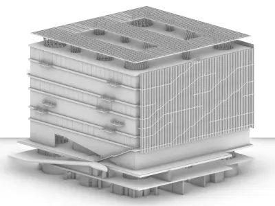Sendai Mediatheque 3D model
