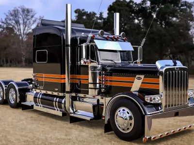 Peterbilt 389 American Edition JD 3D model
