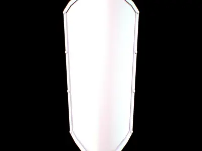 HIE Game Ready Shield D180201 Low-poly 3D model