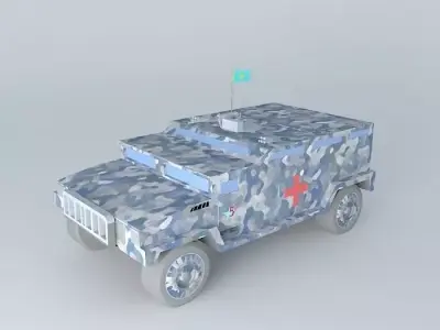 Sanytarnaya bronevyk Free 3D model
