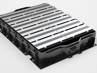 Electric Cars Battery Generic 01 3D model
