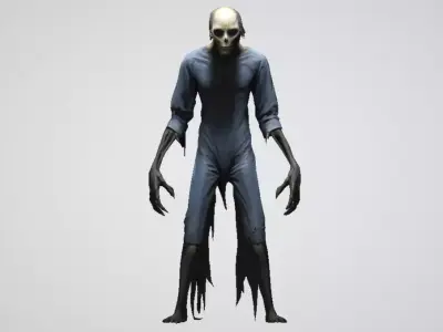 Shadow Stalker Low-poly 3D model