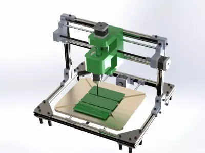 Solidworks Desktop Milling Design 3D model