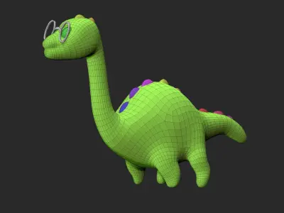 cute dino 3D model