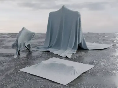 3 Free Ghost Models - High Poly - Free Commercial Use Free 3D model