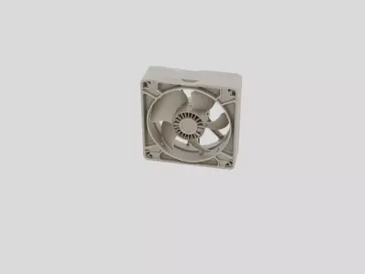 Industrial Machine Cooling Fan Housing for 3D print 3D model