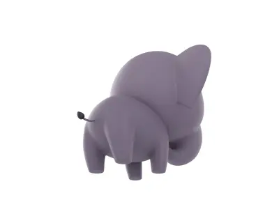 Character052 Elephant 3D model