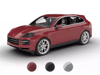 Porsche Cayenne S 2025 3d model 3D model