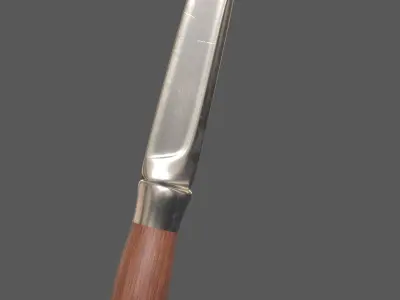 Hunting knife 2 - games model Low-poly 3D model Low-poly 3D model
