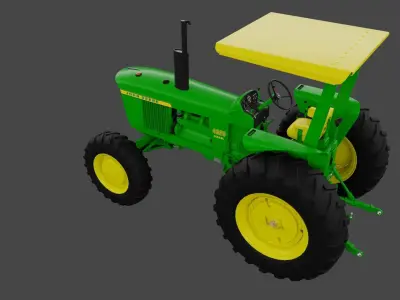 John Deere 4020 4010 4000 Synchroshift 3D model