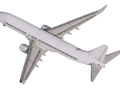 Boeing 737-800 Template Dirty 3D model