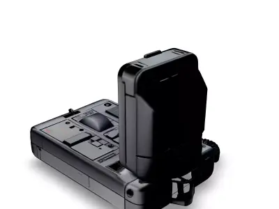 SciFi Handheld Computer Device Low-poly 3D model