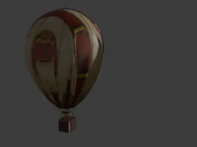 Hot air Balloon 3D model 23