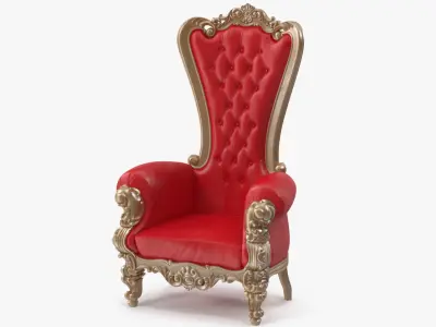 Santa Throne Chair  purchase 3D model