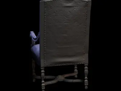 Furniture 002 - Historical armchair 3D print model