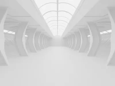Concept space interior empty rooms 3D Model Pack purchase