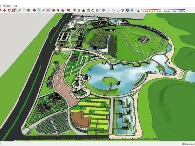 Sketchup Recreational Tourism B9 3D model