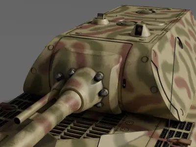 Panzer VIII Maus - German Heavy Tank Low-poly 3D model purchase