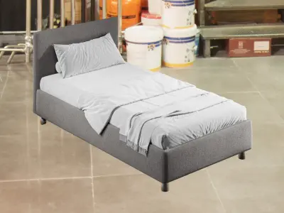 Single bed 3D model