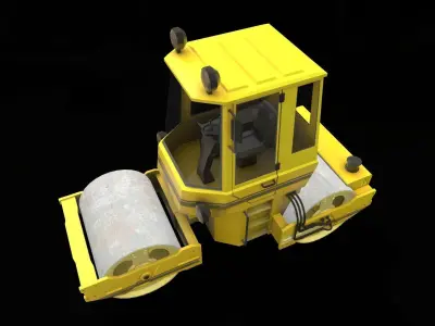 Machinery pack Low-poly 3D model