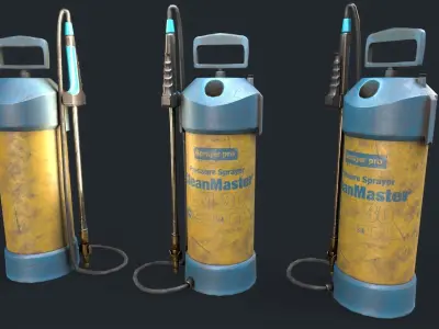 Garden Sprayer Low-poly 3D model