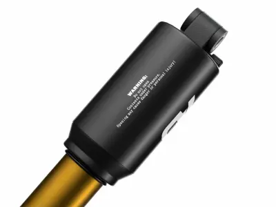 A5 MTB rear shock bronze 3D model