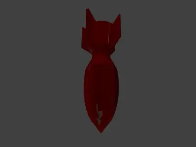 Atom Bomb Free low-poly 3D model