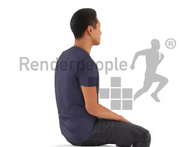 Shawn Animated 001 Sitting