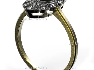 Antique Ring 3D print model