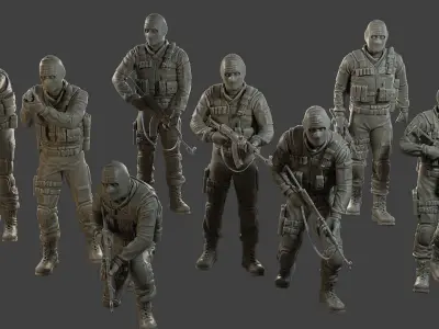 CzechSlovak Police Tactical Unit CPTU2 Pack1