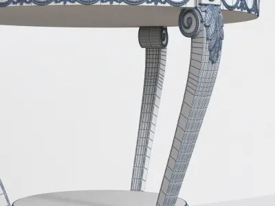 Brons dART classic table set 3D model