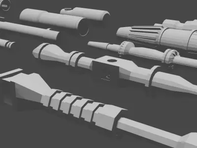 TECH KitBash 01A 3D model