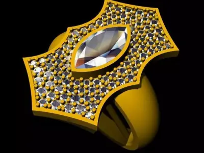 Antique Ring 3dm file 3D print model