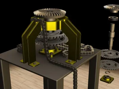 Vertical Transmission 3D model