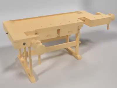 carpentry table 3D model