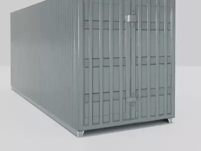 Container 3D Model Low-poly 3D model