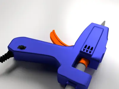 Glue Gun 3D model get