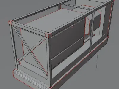 Power Storage Container Control Module 3 Low-poly 3D model