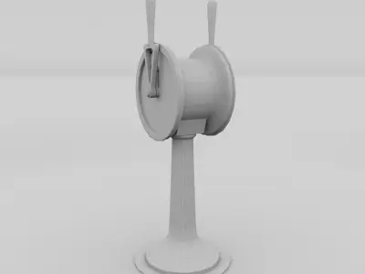 Ship Engine Telegraph Low-poly 3D model