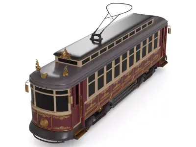 Tram 3D model get