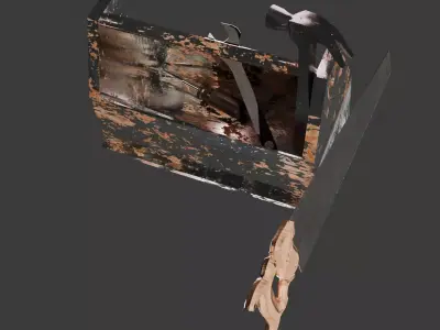 Tool Pack - 5 Game Ready Low Poly PBR Tools and Toolbox  Low-poly 3D model